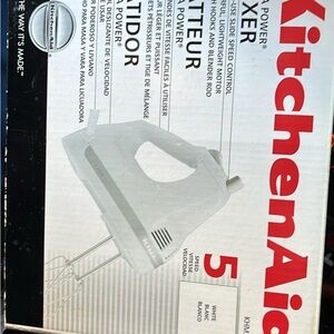 KitchenAid Silver Hand Mixer